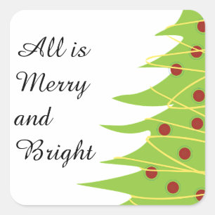 All Is Merry and Bright, Christmas Tree Sticker