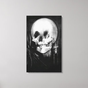 "All is Vanity" by C. Allan Gilbert Canvas Print