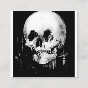 All Is Vanity Charles Allan Gilbert Square Business Card