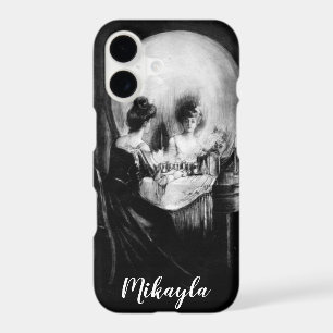 "All is Vanity" Woman and Skull