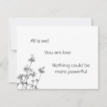 "All is Well" Card