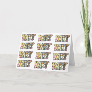 All kinds of Happy Birthday Card