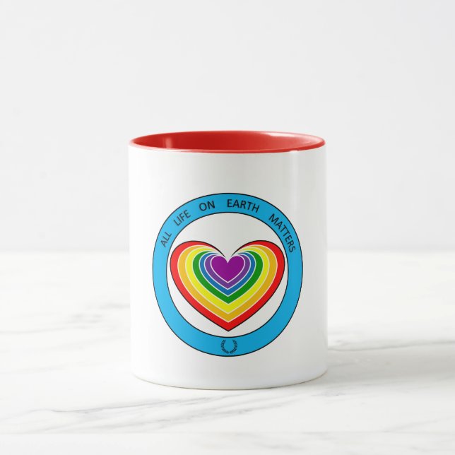 ALL LIFE ON EARTH MATTERS Mug (Center)