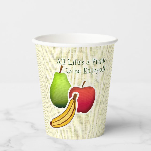 All Life's A Picnic! (Personalised Mug) Paper Cups (Front)