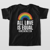 All Love Is Equal Pride LGBT Equal Rights Rainbow
