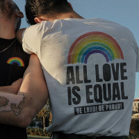 All Love Is Equal Pride LGBT Equal Rights Rainbow