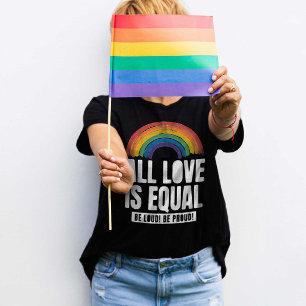 All Love Is Equal Pride LGBT Equal Rights Rainbow T-Shirt