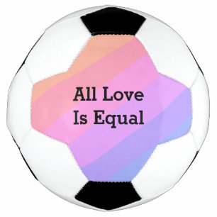 All love is equal rainbow pride Month LGBT add nam Football