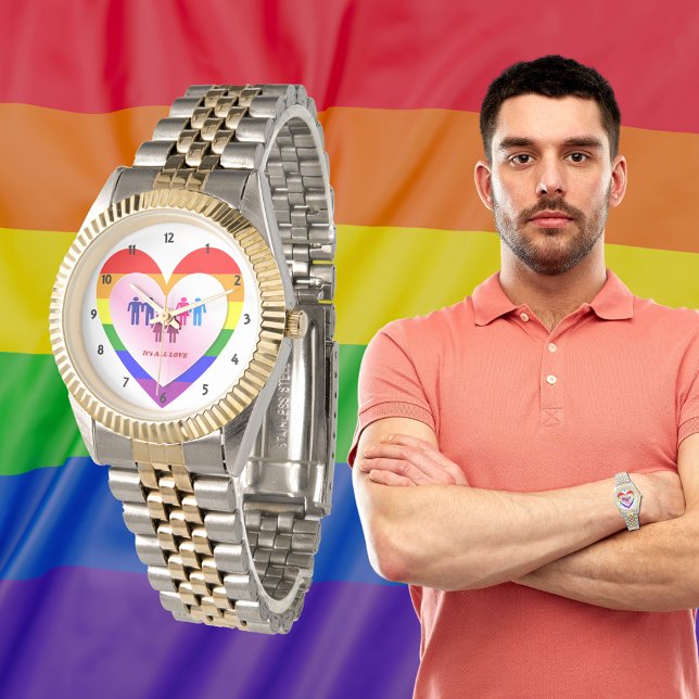 All Love Pride Heart Couples Watch (All Love Pride Heart Couples Watch)