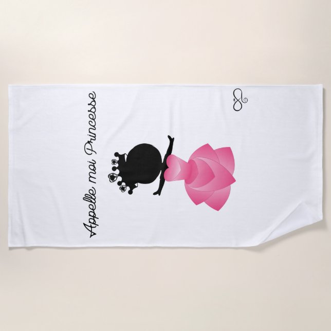 All Lovely Ideas #personnalisetoncadeau Beach Towel (Front)