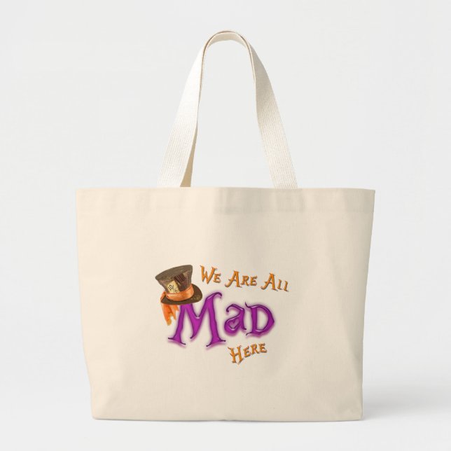 All Mad Large Tote Bag (Front)