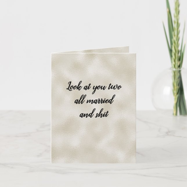 All Married -  design by rqst Card (Front)