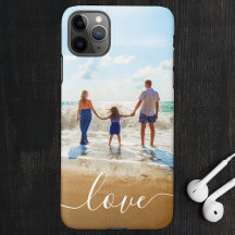 All Models Photo Template Love Text Phone Case