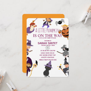 All Monsters Birthday Invitation, Halloween Birthd Invitation