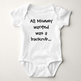 All Mummy Wanted Was a Backrub Creeper