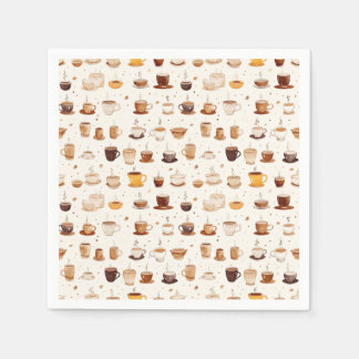 All My Coffee Patchwork Quilt Pattern No7 Napkin