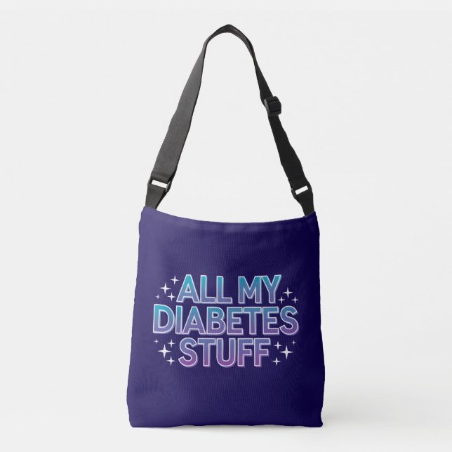 All my diabetes stuff crossbody bag (Front)