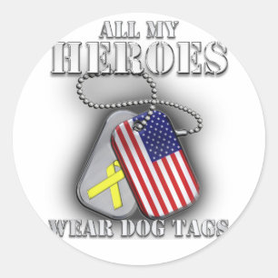 All My Heroes Wear Dog Tags