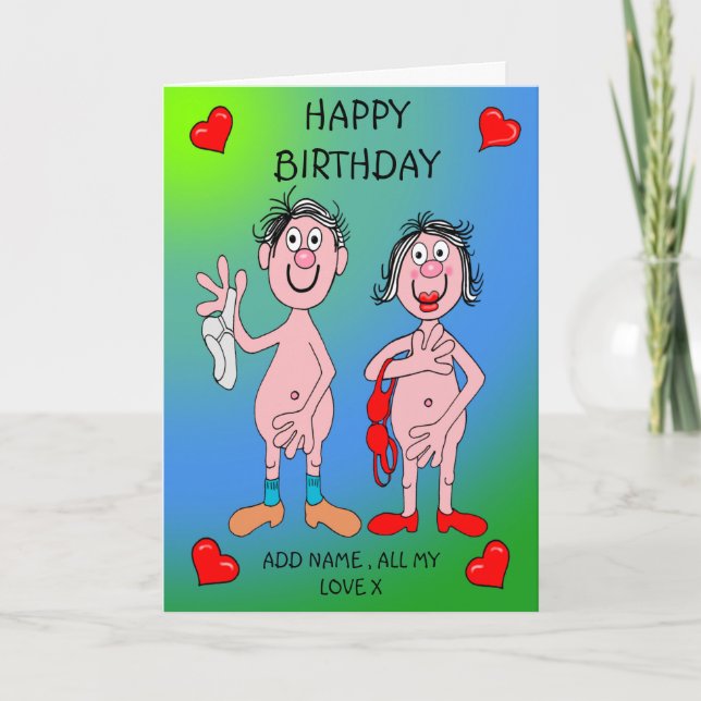 All my love birthday  card (Front)