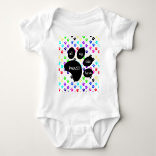 All my sibs have PAWS!! Baby Bodysuit