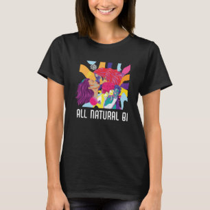All Natural Bi Flag Bisexual Rainbow Pride Bisexua T-Shirt