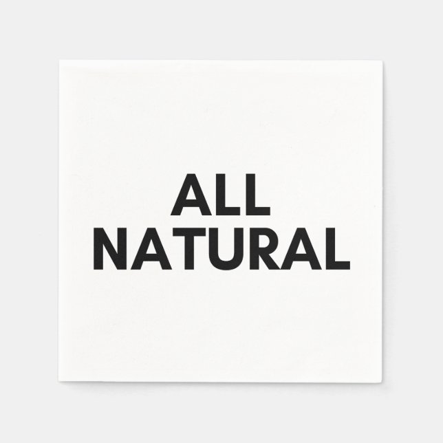 all natural napkin (Front)