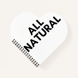 all natural notebook