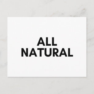 all natural postcard