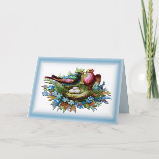 All Ocassion  Birdnest  Thank You Note Card (Front)