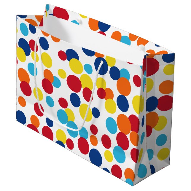 All Occasion Birthday Party Celebration Gift Bag (Front Angled)
