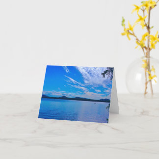 all occasion, blank inside, beautiful day on lake card