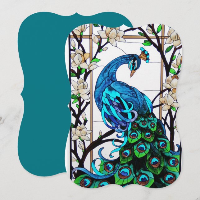 All Occasion Card Peacock (Front/Back)