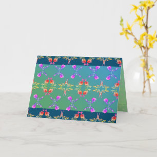 All Occasion Fabergè-inspired Rose Heart Card