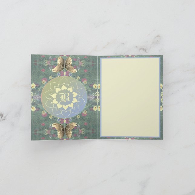 All Occasion Floral Mandala Card (Inside)