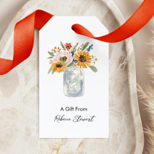 All Occasion Flower Jar A Gift From Personalised Tags