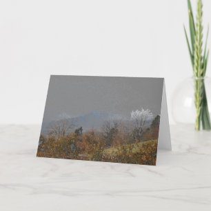 All Occasion Greeting Card-Mountains in Autumn Card