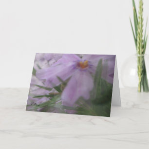 All Occasion Greeting Card-Silky Lavender Flowers Card