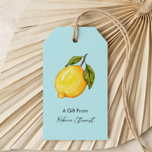 All Occasion Lemon A Gift From Personalised Blue Tags