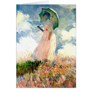 All Occasion Monet Woman with Parasol