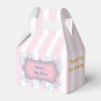 All Occasion Pink Stripes Party Favour Box