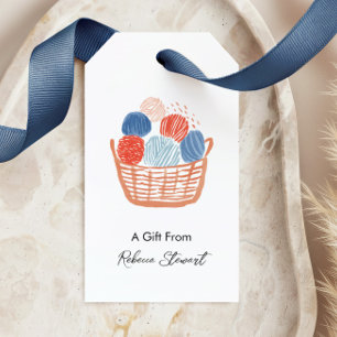 All Occasion Yarn Basket A Gift From Personalised Tags