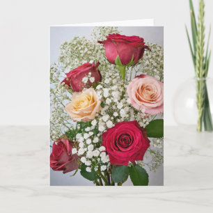 All Occasions Roses, 5" x 7" Folded Greeting Card