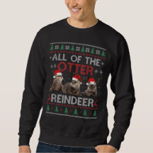 All Of Otter Reindeer Christmas Ugly
