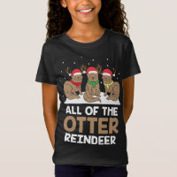 All Of The Otter Reindeer Adorable Christmas Pajam