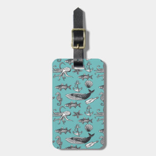 All Of The Sea Pattern Luggage Tag