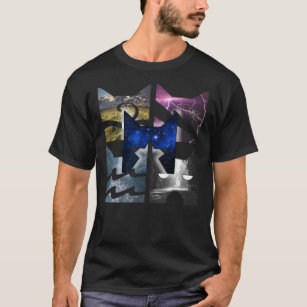 All of the Warrior Cat Clans in one Classic T-Shir T-Shirt