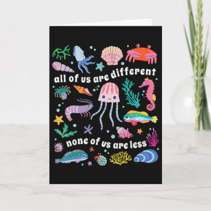 All Of Us Are Different None Of Us Are Less Neurod Card