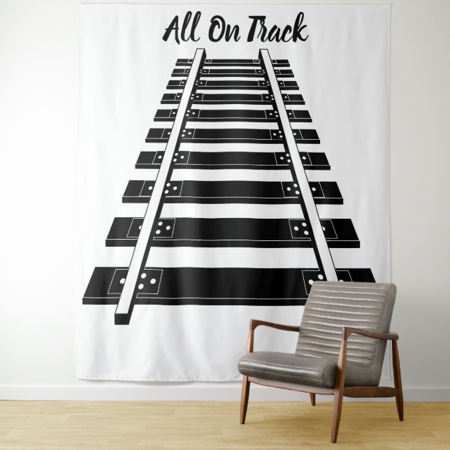 All On Track Tapestry (In Situ)