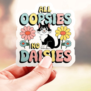 All Oopsies No Daisies Cat Vinyl