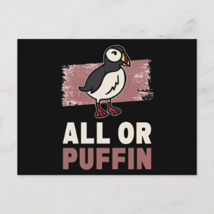 All Or Puffin Puffin Postcard